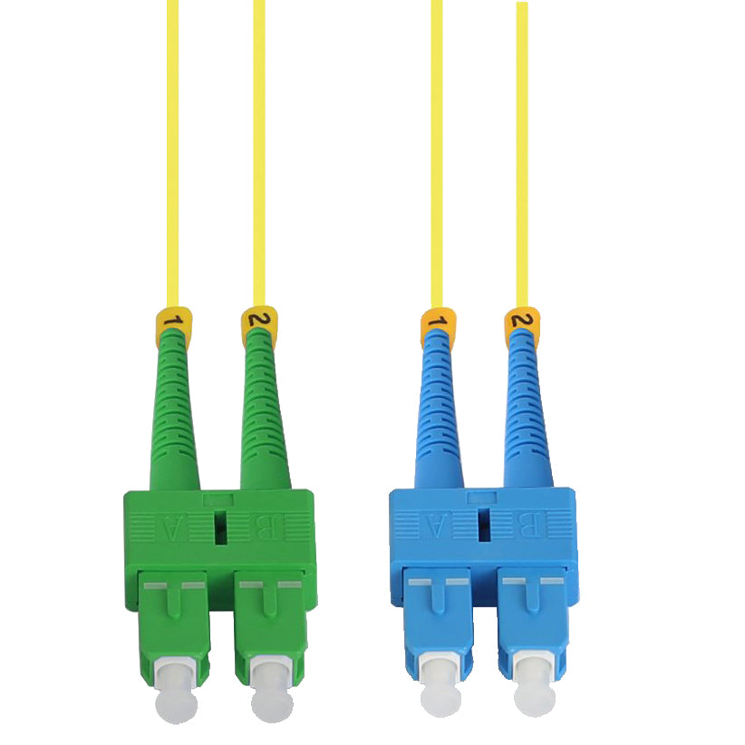 SC/UPC-SC/APC Singlemode Duplex LSZH 2.0mm Fiber Optic Patch Cable SC/UPC-SC/APC Singlemode Duplex LSZH 2.0mm Fiber Optic Patch Cable